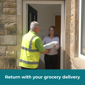 Return with your grocery delivery